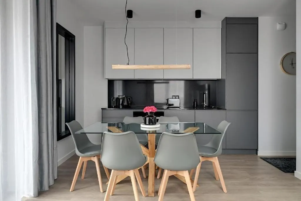 Premium Apartment Mustang With Parking By Lion Apartments Gdansk
